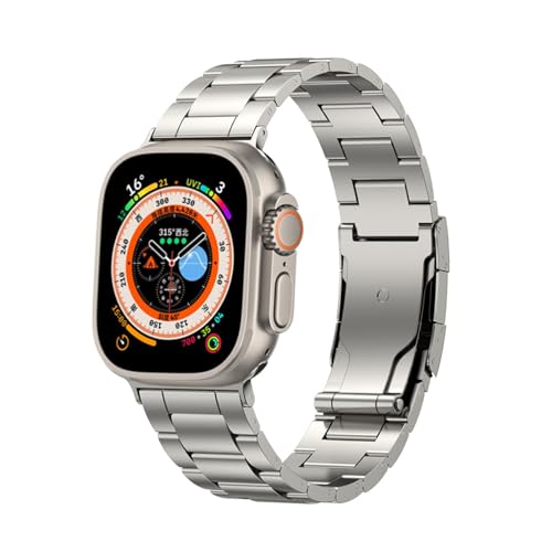 Bracelet Apple Watch en titane pour passer du bureau aux aventures outdoor en toute élégance