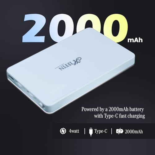 HIFFIN (LT-001) LED Video Conference Light Kit with Clip for iPhone/Tablet/Laptop, Dimmable CRI 95+ with 3 Light Modes, Built-in 2000mAh Battery for Zoom Calls/Remote Working/Live Stream/Selfies