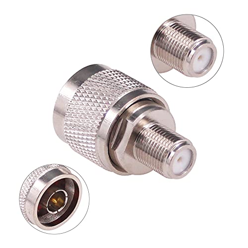 Kit 4 piezas adaptador coaxial N a F macho/hembra miniatura 3