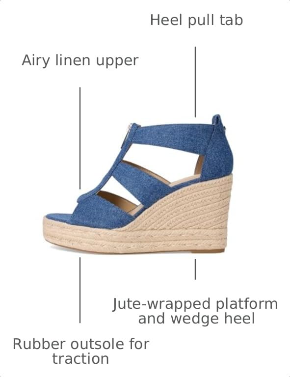 Image of Michael Kors womens Etta Wedge