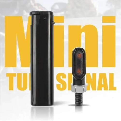 Intermitentes moto ámbar 2 uds luces freno traseras lámpara señal 7