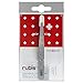 Rubis Hole Pattern Classic Stainless Steel Slanted Tweezers For Precise Eyebrows and Hair Removal, The Elegance Collection, 1K111,Silver,Rubis Switzerland Swiss Made World Renowned Precision