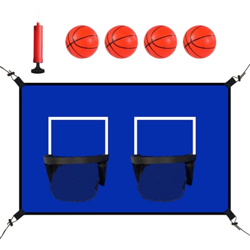 Panier de basket-ball extérieur pour lit élastique contre l'ennui des enfants