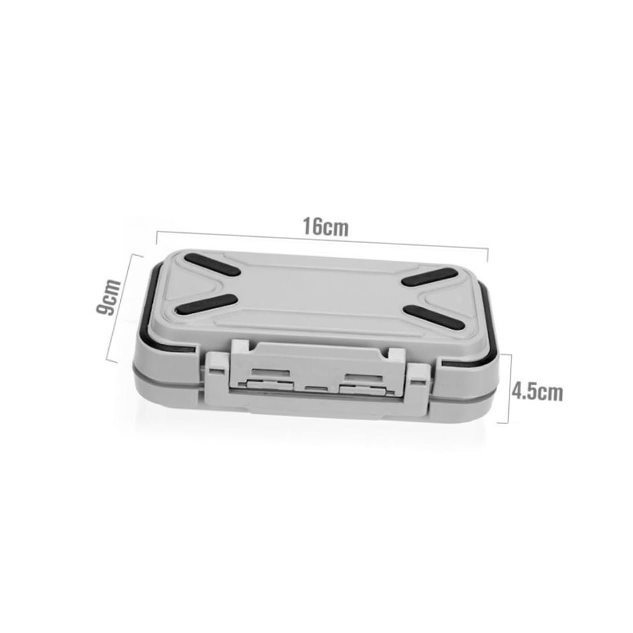 MUELODSIC Fishing Storage Box Portable Plastic Bait Organizer with Multiple Compartments for Efficient Fishing Gear Storage for Outdoor and Home Use