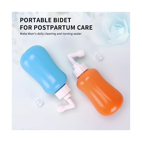 Tragbares Reise-Bidet, 360 ml, Handheld-Reinigung nach der Geburt, für Outdoor, Camping, Reisen, Fahrer, persönliche Hygiene – mit Aufbewahrungstasche – Bild 7