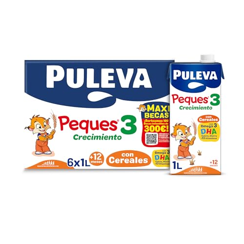 Puleva Peques 3 Cereales Leche de Crecimiento +12 Meses 1L