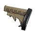 TPO Anti-Slip Recoil Pad Rubber Combat Butt Pad 6 Position Stock (2PCS)