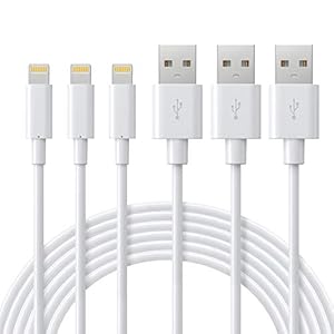 ilikable MFi Certified Lightning Cable 3Pack 6FT Premium Lightning to USB A Charging Cable Cord Compatible with iPhone…