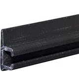 SlideRite Plastic Curtain Track - 8 Feet - Black