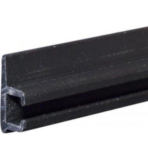 RECMAR SlideRite Plastic Curtain Track - 8 Feet - Black