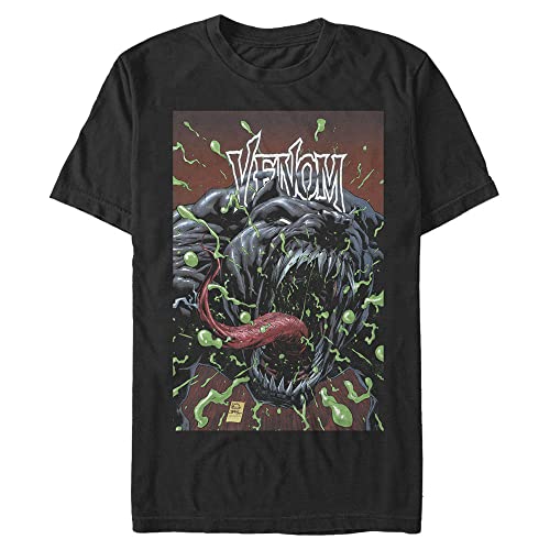 T-shirt Venom Marvel Classic manches courtes motif imprimé noir taille 3XL