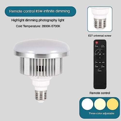 Tiandirenhe Softbox LED Kit, con 85W 2800K-5700K Luz LED de Temperatura de Bicolor, Softbox de 50x70cm, Control Remoto, Kit de Iluminación para Equipo de Estudio Fotográfico (3-Piece Set) - imagen 6