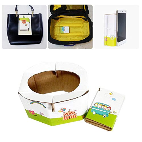 Kinder Reise Töpfchen Tragbare Faltbare Toilette Kinder Töpfchen Unterwegs Toilette mit 10 Taschen, Notfall Reisetoilette für Kinder, Reise, Auto, Camping, Strand, Wandern, Ausflüge, Stau