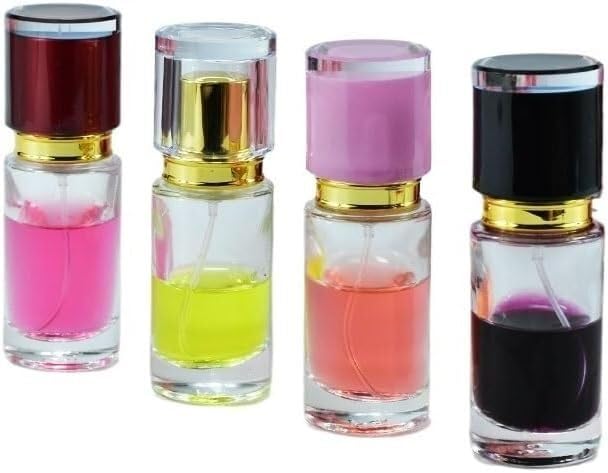 Mini Bottiglie Di Profumo Da Viaggio, Atomizzatore Di Profumo Bottiglie Di Imballaggio Vuote Da 23 Ml Bottiglie Di Vetro for Bottiglie Di Profumo Bottiglie Di Profumo Cilindriche Di Cristallo Ricarica