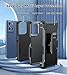 FNTCASE for Motorola Moto-G 2026/2025 Case: for Moto G Play 2026 Case Heavy Duty Drop Protection with Rugged Belt-Clip Holster & Kickstand Military Grade Shockproof Protective Cell Phone Cover Black