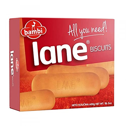 Bambi Lane Ground Biscuits - Each package 1 LB 5 OZ . (600gr) (Lane 4 PACK)