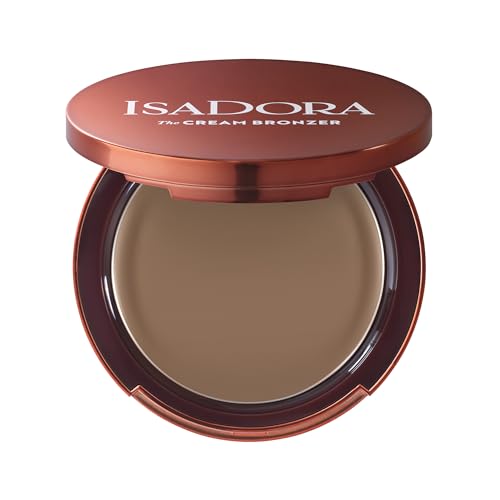 IsaDora The Cream Bronzer - Trucco abbronzante per una carnagione baciata dal sole, ideale per aggiungere calore e contorni, trucco vegano, senza esperimenti sugli animali, senza profumo (50 medium)