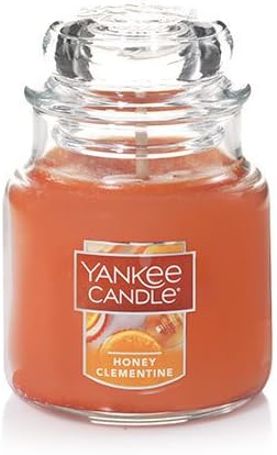 Yankee Candle Honey Clementine Small Jar Candle, Food & Spice Scent