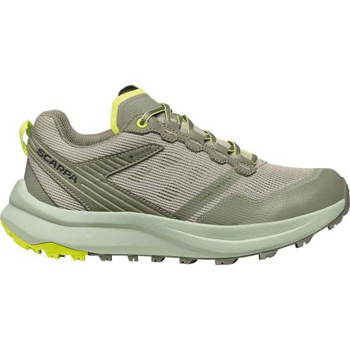 Scarpa Enfants SP-Y GTX Chaussures, Taupe-Lime Green, 34