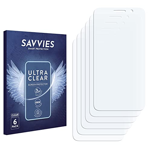 savvies Protection Ecran pour Alcatel One Touch Pop 3 (5) (6 Pièces) - Film Protection Ultra Clair