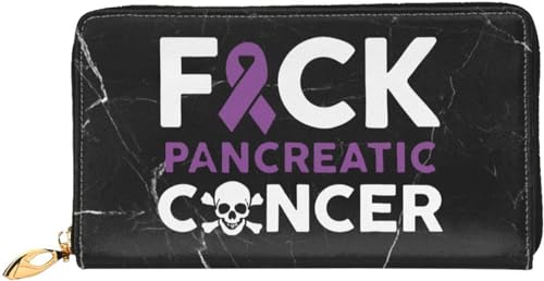 Fuck Pancreatic Cancer Wallet Card Bag