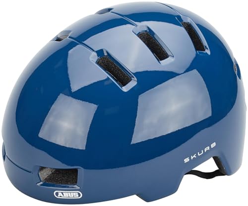 ABUS Stadthelm Skurb - Robuster Fahrradhelm für den Alltag, beim Skaten,...