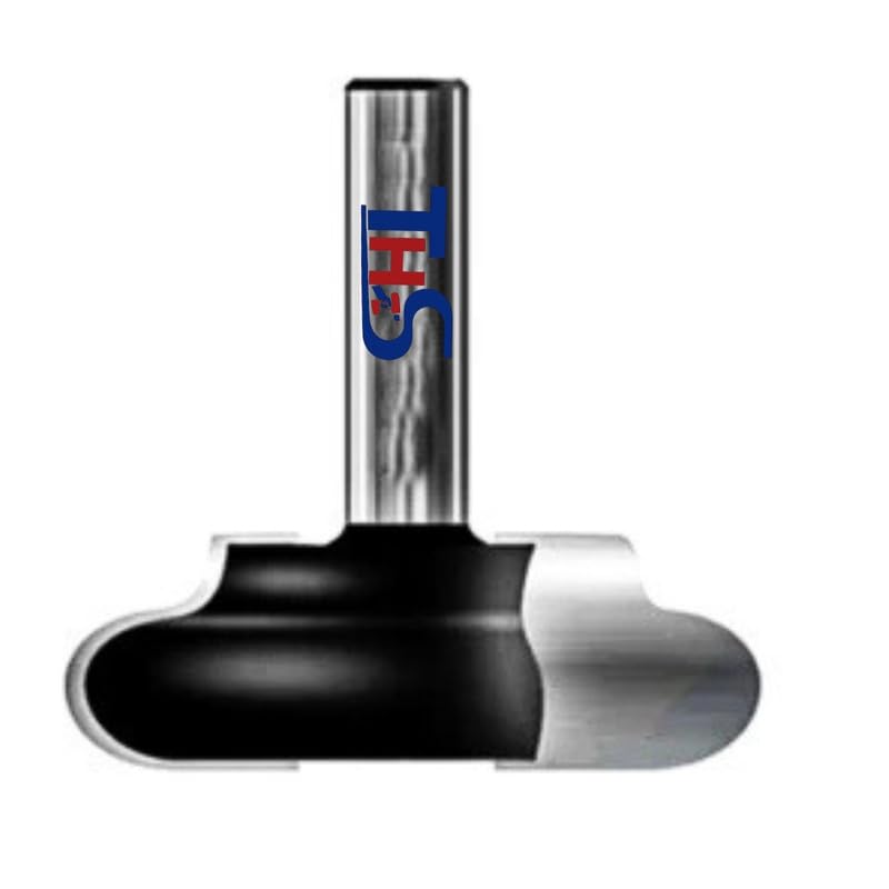 THS Handle Less Door Router Bit (?J? Profile) Finger Pull Bit Shank 8mm