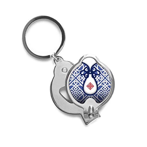 Coupe-ongles fleur bleue chinoise manucure et soin des ongles