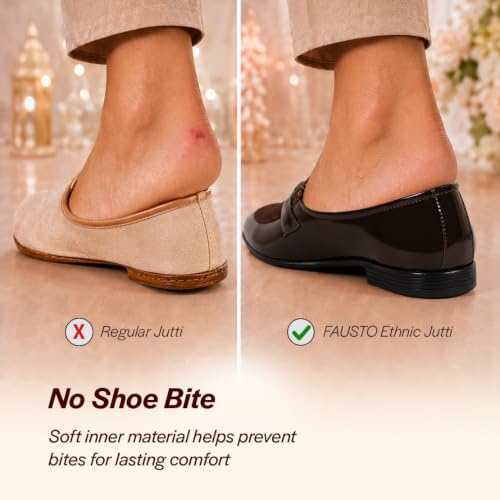 Image of FAUSTO Men Leather Pull-On Shoes