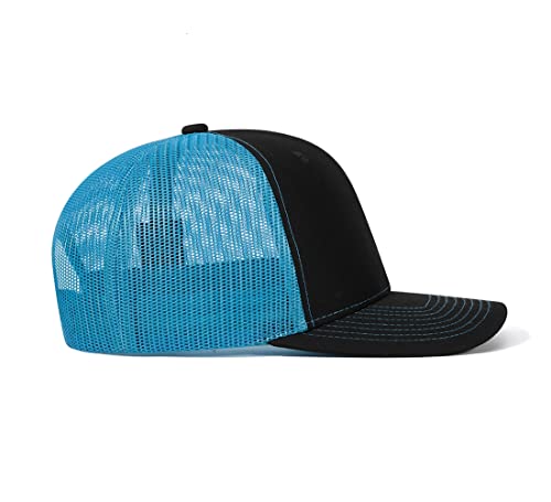 Image of Quanhaigou Trucker Hat - Mesh Snap Back - Unisex Adjustable Baseball Cap - Outdoor Hats for Men Women