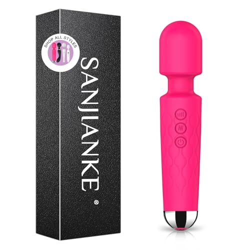 Vibration für Frauen,G Punkt Vibration für Frauen Squirten, Dildo,Sex Spielzeug für die Frau, 20 Muster 8 Geschwindigkeiten,Leise Wasserdicht,Sex Spielzeug für die Frau extrem hart (Rose Red)