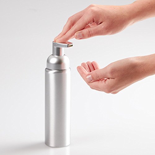 Idesign Metro Rust Proof Aluminum Foaming Soap Dispenser Pump, For Kitchen Or Bathroom - Brushed/Matte Silver #TOP3