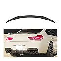 HNVCYT Auto Kohlefaser Heckspoiler Lip Splitter Heckklappe Heckflügel Für BMW 6er M6 F06 F12 640i 650i Limousine Coupe 2012-2018