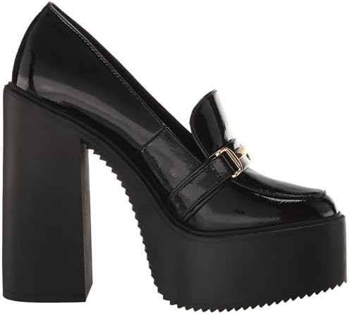 Jessica Simpson Women's Himinka Platform Loafer Pump, Black, 5 | Image 5