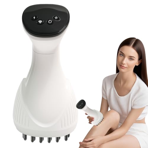 Masseur Électrique 4 en 1 pour Jambes, Abdomen, Pieds et Corps – Chauffage, Vibration et Soulagement Musculaire Masseur Portable De Jambes