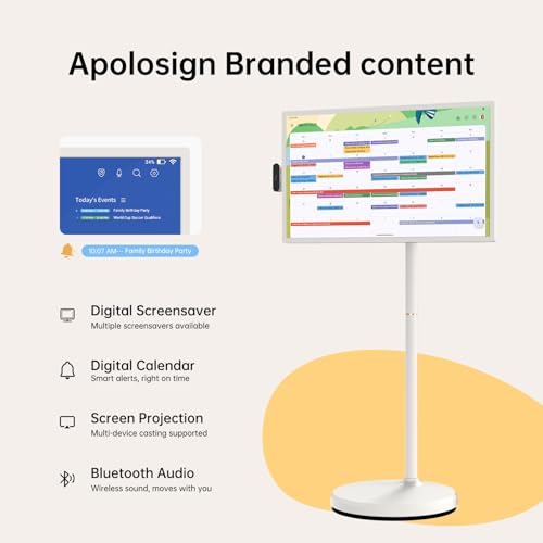 ApoloSign 32 inch FHD Smart Portable TV Gen2, 16G +128G Storage ...