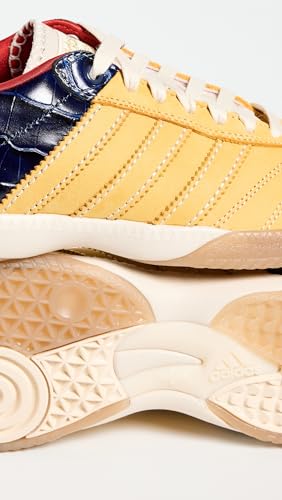 Image of adidas x Wales Bonner Samba Suede Unisex Sneakers, St Fade Gold /Collegiate Navy, 11 US Women /10 US Men