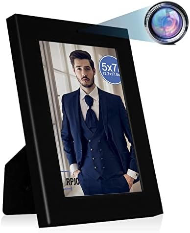 L&Y PLKOD Hidden Camera Photo Frame HD1080P Spy Camera with Motion Detection Nanny Cam for Monitor Kids Pet No WI-FI Mini Camera for Home Office Room Large Capacity Battery Video Recorder