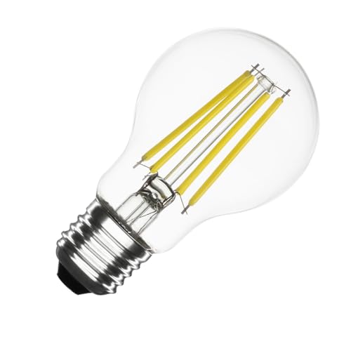 LEDKIA LIGHTING Bombilla Filamento LED E27 5.2W 1095lm A60 High Efficiency 210 lm/W Clase A No Flicker 4000K Blanco Neutro