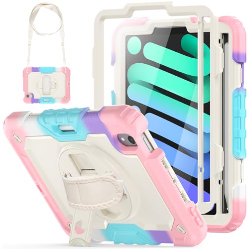 HXCASEAC Case for iPad mini 7 (A17 Pro) / iPad mini 6 8.3 inch, Shockproof