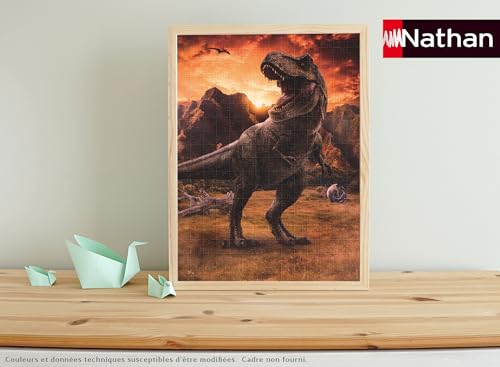 Puzzle 250 pièces : Jurassic World 3 : Le Tyrannosaurus Rex Ravensburger Nathan - vue 7