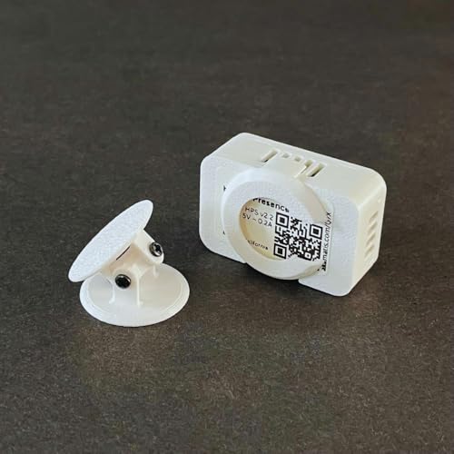 Image of AKAMATIS Human Presence Sensor v2.2 for Home Assistant, mmWave Radar Smart Motion Sensor, Adjustable Sensitivity, WiFi (Seeed C3, External Antenna + LD2410B) (White, 1 Pack (Sensor + Wall Mount))