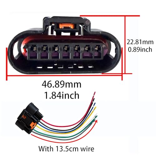Enchufe precableado de 7 pines para bobina de Opel Insignia A 2011-2017 y Corsa E 6