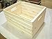 L.P. crate Unfinished wooden crate handmade wood crate vinyl record cratewood crate storage crate wooden storage crate wooden L.P. storage crate