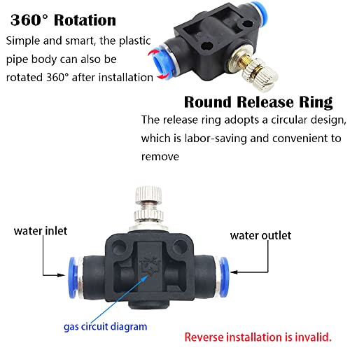 Connettori Pneumatici, CESFONJER 18 pcs Raccordi