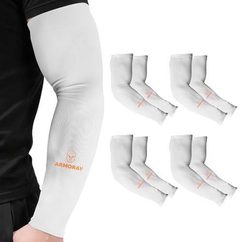 ARMORAY Arm Sleeves for Men - Tattoo Cover Up Sleeves - Arm Sleeves for Women - Sleeves to Cover Arms for Women & Men - Arm Compression Sleeve