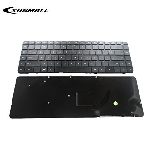 Sunmall Replacement Keyboard With Ribbon Cable Compatible With Hp Compaq Presario Cq62 G62 G56 Cq56 Series Compatible With Part Number 595199-001 613386-001 6098 Cq56-100 G56-100 G62-340Us Us Layout #TOP2