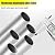 MEWVABKW Outdoor Telescoping Ladder Extension Ladder 12. 5feet/ 15. 5feet/ 20ft/ 14feetAluminum Telescopic Extension Ladders with Hook, for Home Roof Top Attic Outdoor, Loads 330lbs