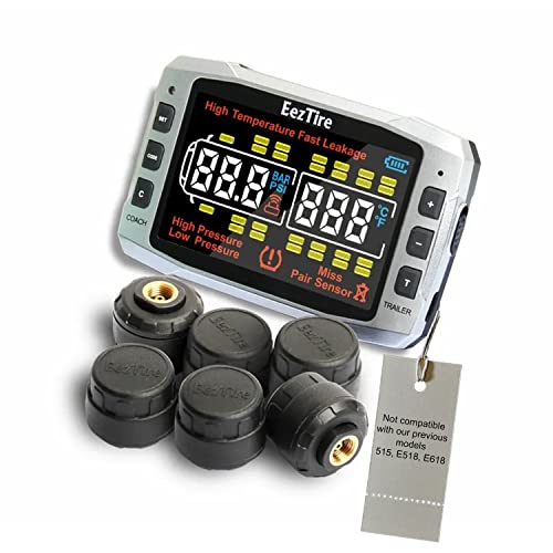 EEZTire-TPMS Pro (518C) Tire Pressure and Temperature Monitoring System