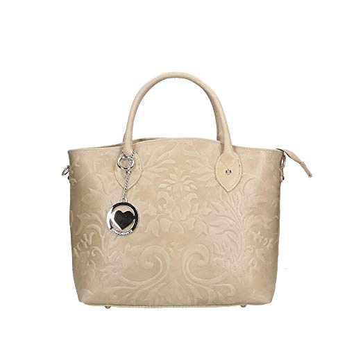 Chicca Borse Bag sac à main en cuir véritable Made in Italy 35x28x11 cm Cover